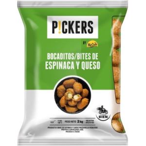 Bocaditos de Espinaca & Queso Pickers Caja (3 x 2 Kg)