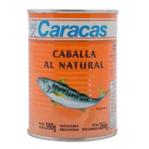 Caballa al Natural Caracas Lata x 425 Gr
