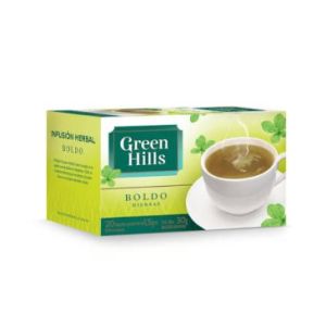 Té Boldo Green Hills Saquitos Ensobrado Pack (6 x 20 unid)