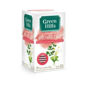 Té Blend Bienestar Green Hills Saquitos Ensobrados Pack (6 x 20 unid)