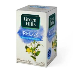 Té Blend Relax Green Hills Saquitos Ensobrados Pack (6 x 20 unid)