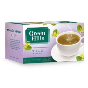 Té Tilo Green Hills Saquitos Ensobrados Pack (6 x 20 unid)
