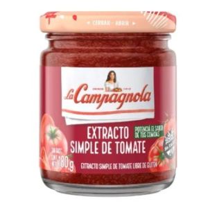 Extracto de Tomate Simple La Campagnola Fco x 180 Gr