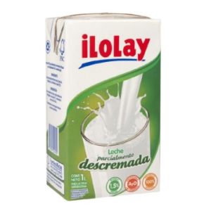 Leche Descremada Larga Vida Ilolay Pack (12 x 1 Lt)