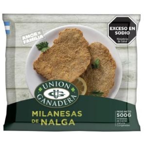 Milanesa de Nalga Congelada Union Ganadera Caja x 5 Kg