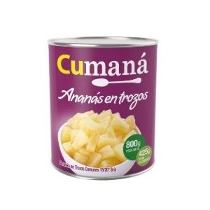 Anana en Trozos Cumana Lata x 3 Kg