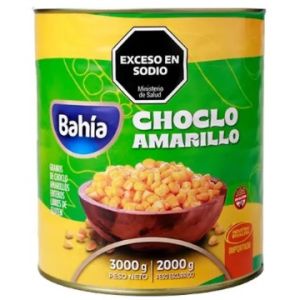 Choclo Amarillo Desgranado Bahia (Brasil) Lata x 3 Kg
