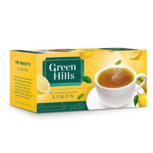 Té Limon Green Hills Saquitos Ensobrados Pack (12 x 20 unid)