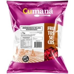 Arandanos Rojos Deshidratados Cumana Bolsa x 1 Kg