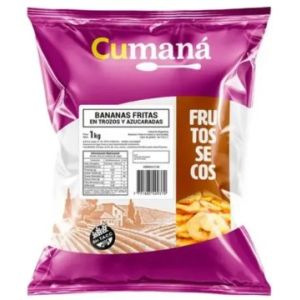Chip Banana Cumana Bolsa x 1 Kg