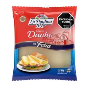 Queso Danbo Feteado La Paulina Caja 3 Kg (6 Paq x 26 Fetas)