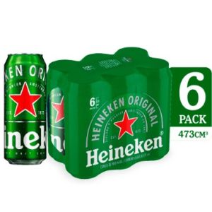Cerveza Heineken Lata Pack (6 x 473 cc)