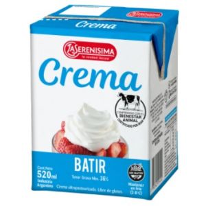 Crema de Leche P/Batir La Serenisima 520 cc.