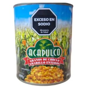 Choclo Amarillo Desgranado Acapulco Lata (12 x 800 Gr)