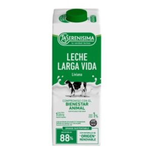 Leche Desc Larga Vida 1% La Serenisima Pack (12 x 1 Lt)