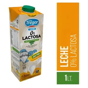 Leche Parcialmente Desc 0% Lactosa Tregar Pack (12 x 1 Lt)