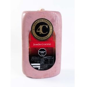 Jamon Cocido Cuatro Condes Pieza x 4,2 Kg Aprox.($ unidad)