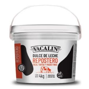 Dulce de Leche Repostero Vacalin Balde x 4 Kg