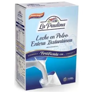 Leche Entera en Polvo La Paulina Bolsa x 25kg