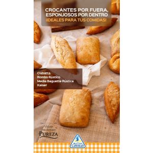Pan Ciabatta Congelado Pre-Coc Cañuelas Caja x 69 Unid