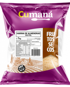 Harina de Almendras s/piel Cumana Bolsa x 1 Kg