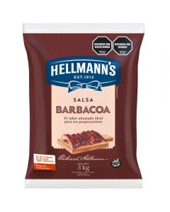 Salsa Barbacoa Hellmann's Bolsa (3 x 3 Kg)