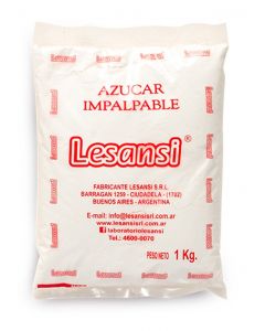 Azucar Impalpable Lesansi Bolsa x 1 Kg