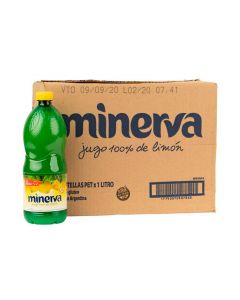 Jugo Concentrado de Limon Minerva Pet Caja (12 x 1 Lts)