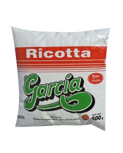 Ricota Entera Garcia Sachet x 500 Grs