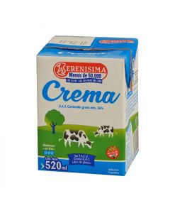 Crema de Leche La Serenisima 500 cc