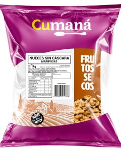 Nueces Mariposas Extra Light Cumana Bolsa x 1 Kg.