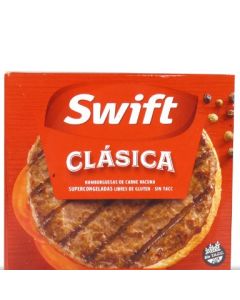 Hamburguesa Congelada Clasica Swift Caja (60 x 80 Gr)